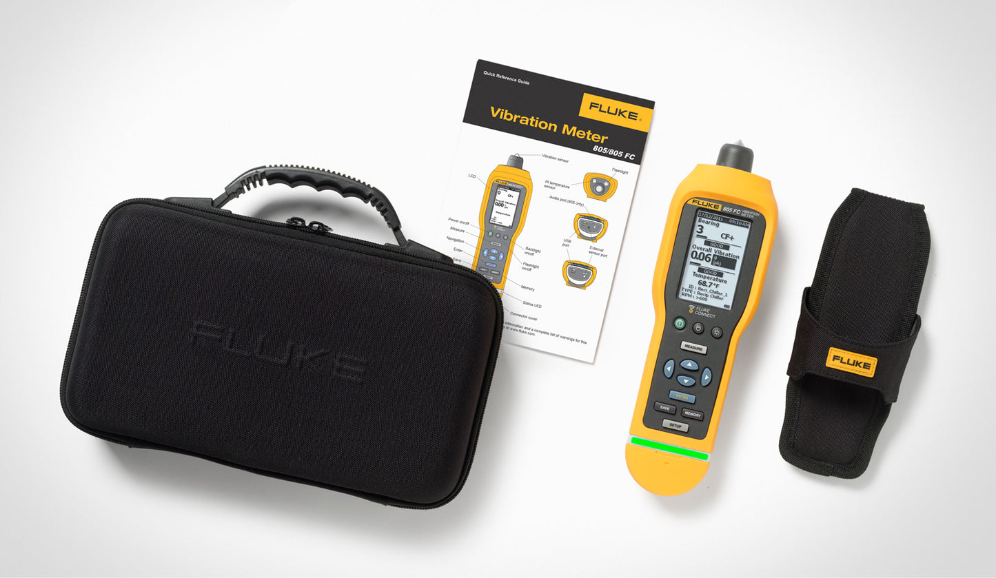 Medidor de Vibraciones Fluke 805 FC
