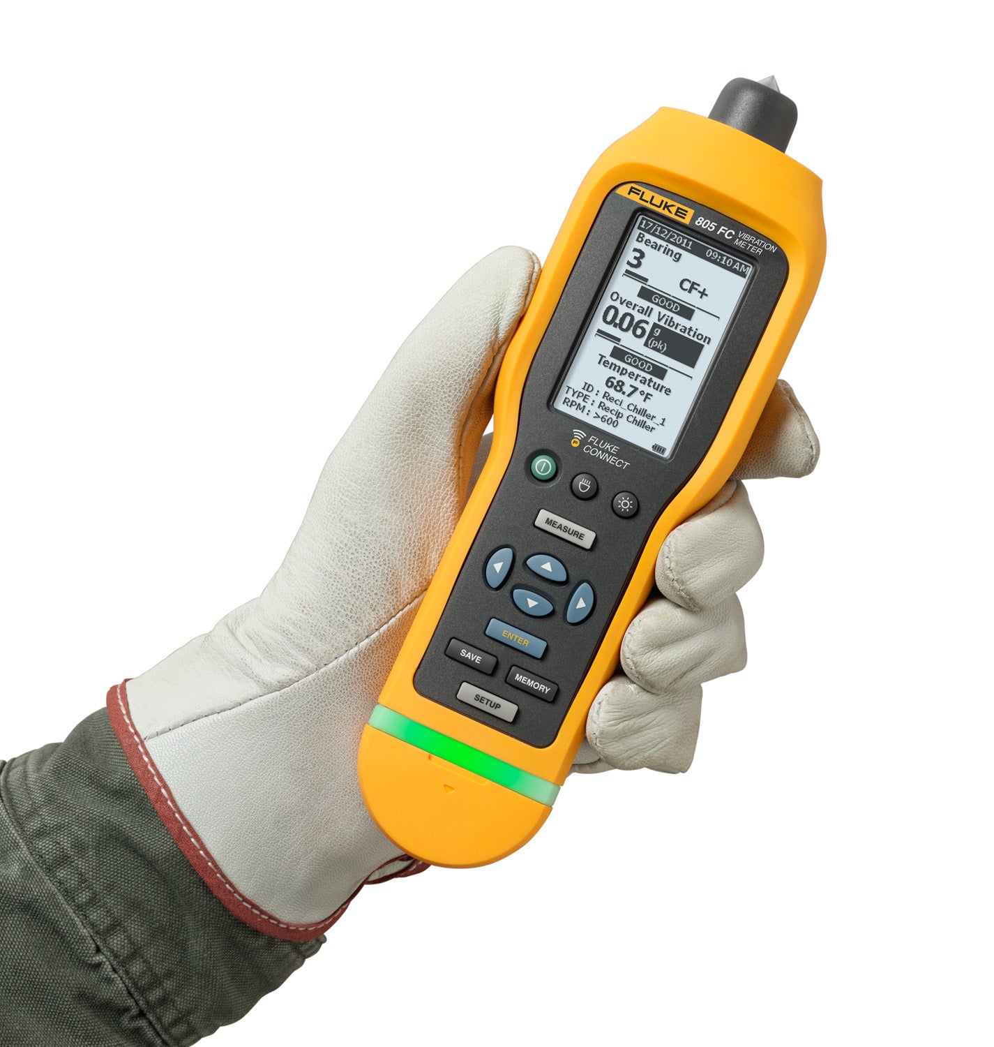 Medidor de Vibraciones Fluke 805 FC